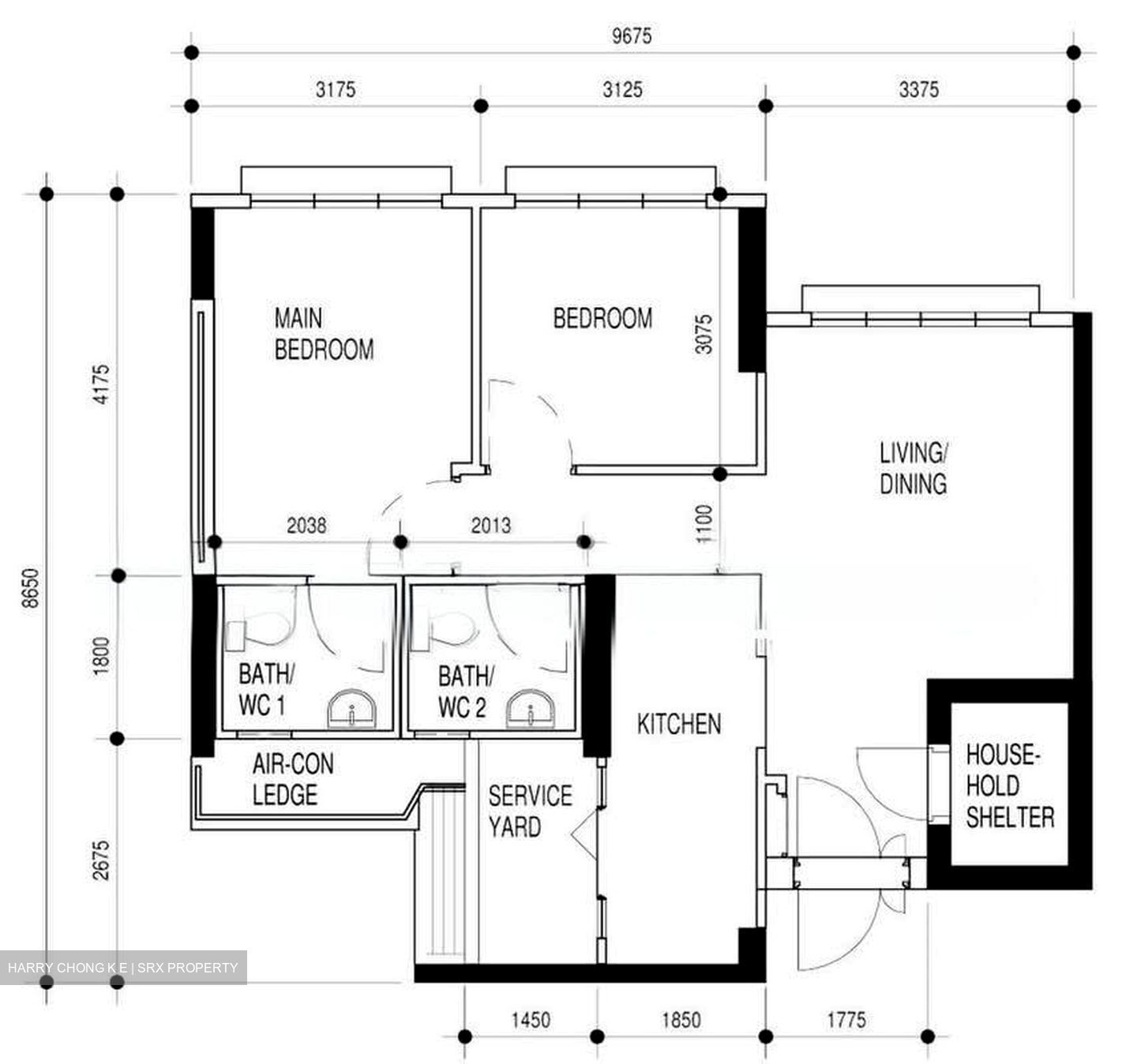 Blk 82B Macpherson Spring (Geylang), HDB 3 Rooms #596431741
